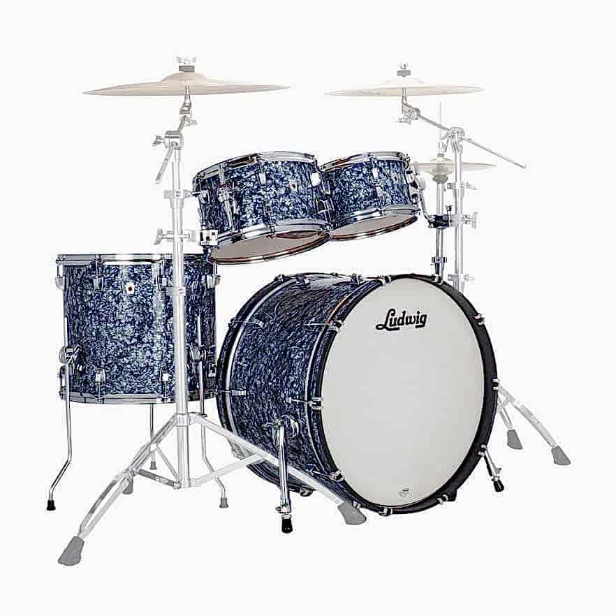 Ludwig Neusonic Downbeat Steel Blue Pearl Shell Pack Davul Seti