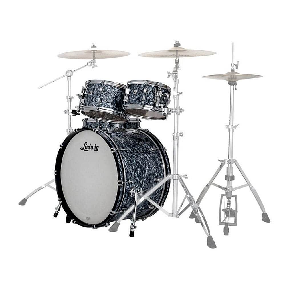 Ludwig Neusonic Downbeat Steel Blue Pearl Shell Pack Davul Seti