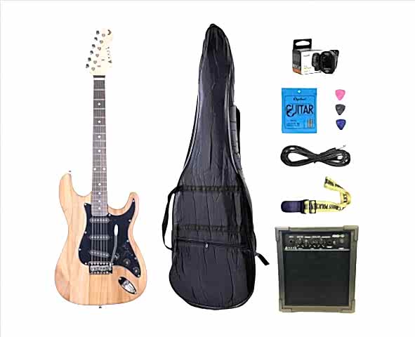 Angel AEG111-N-PK Elektro Gitar Seti