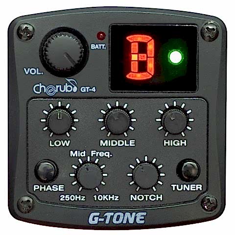 Cherub GT-4 Akustik Gitar Preamfi ve Tuner