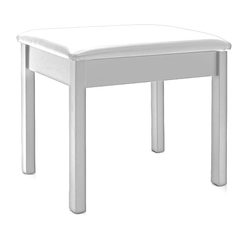 CNG Beyaz Ahşap Piyano Taburesi