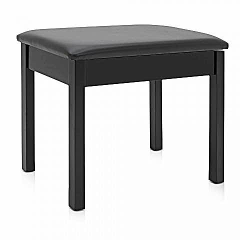 CNG Siyah Ahşap Piyano Taburesi