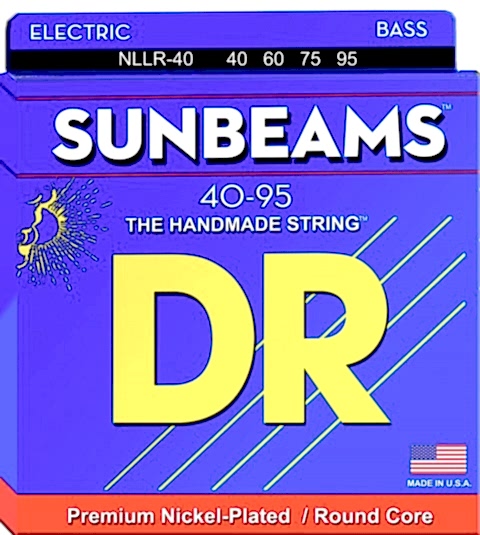 DR NLLR-40 Sunbeam 4 Telli Bas Gitar Teli (Extra Light 40-95)