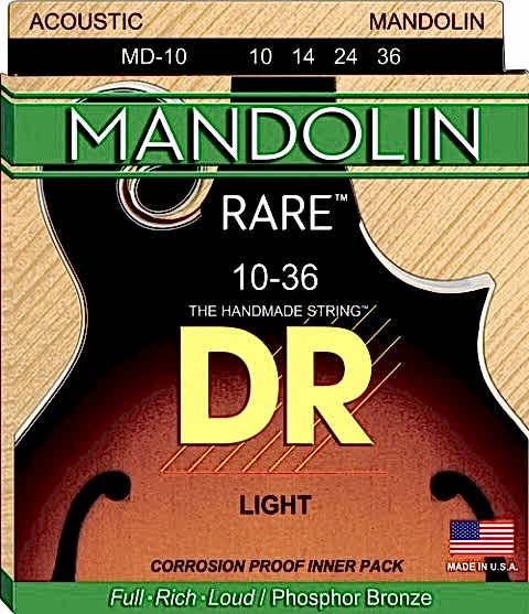 DR Rare Phosphor Bronze MD-10 Mandolin Teli