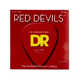 DR RDE-10 Red Devils Kırmızı Elektro Gitar Teli (Medium 10-46)