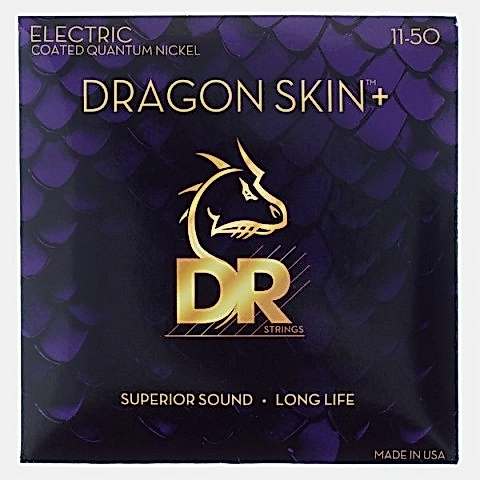 DR Dragon Skin+ DEQ-11 Coated Elektro Gitar Teli