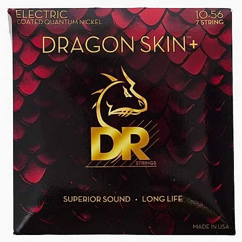 DR Dragon Skin+ DEQ7-10 Coated 7 Telli Elektro Gitar Teli