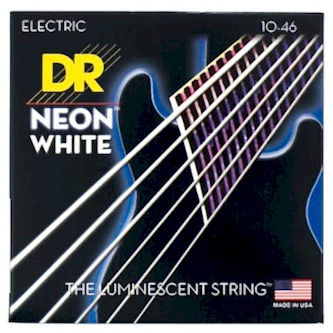 DR Neon White NWE-10 Elektro Gitar Teli