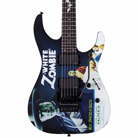 ESP LTD White Zombie Kirk Hammett Signature Elektro Gitar