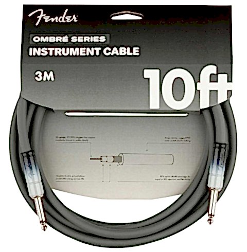 Fender Ombré Düz/Düz Uçlu 3M Silver Smoke Enstrüman Kablosu