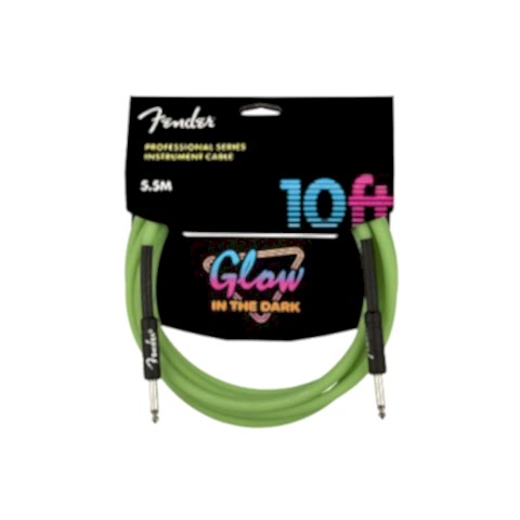 Fender Professional Fosforlu Yeşil 5.5M Enstrüman Kablosu