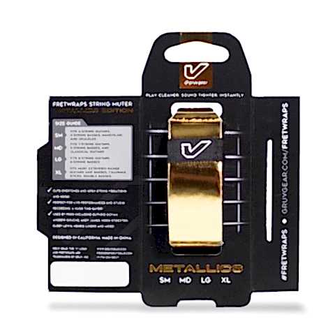 Gruv Gear Fretwrap Metals Gold - Small