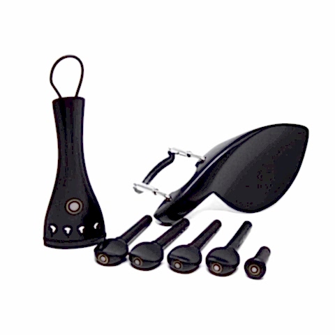 Carlovy MVE-S-34 Keman Aksesuar Seti Abanoz 3/4