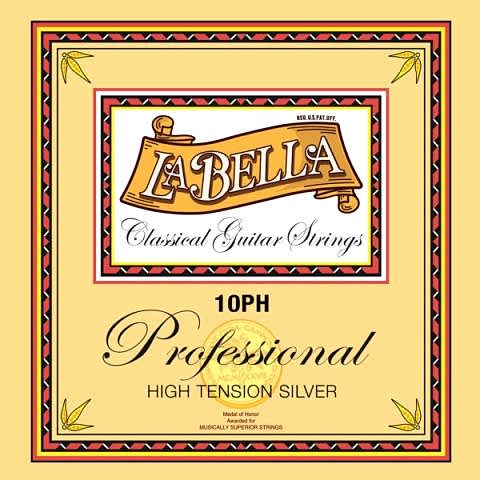 La Bella 10PH Hard Tension Silver Profesyonel Klasik Gitar Teli