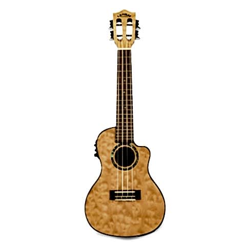 Lanikai QM-NACEC Quilted Maple Concert Preamp Elektro Ukulele