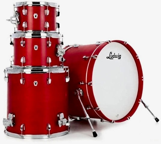 Ludwig Neusonic Downbeat Diablo Red Shell Pack Davul Seti