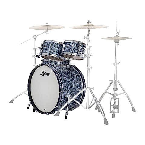 Ludwig Neusonic Downbeat Steel Blue Pearl Shell Pack Davul Seti