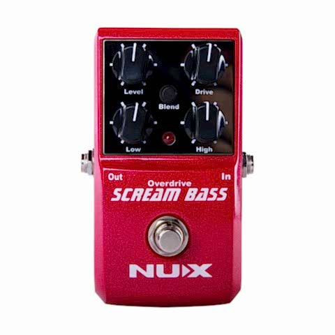 NUX Scream Bass Bas Gitar Overdrive Pedalı