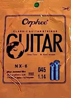 Orphee NX-6 Klasik Gitar Kalın Mi Teli