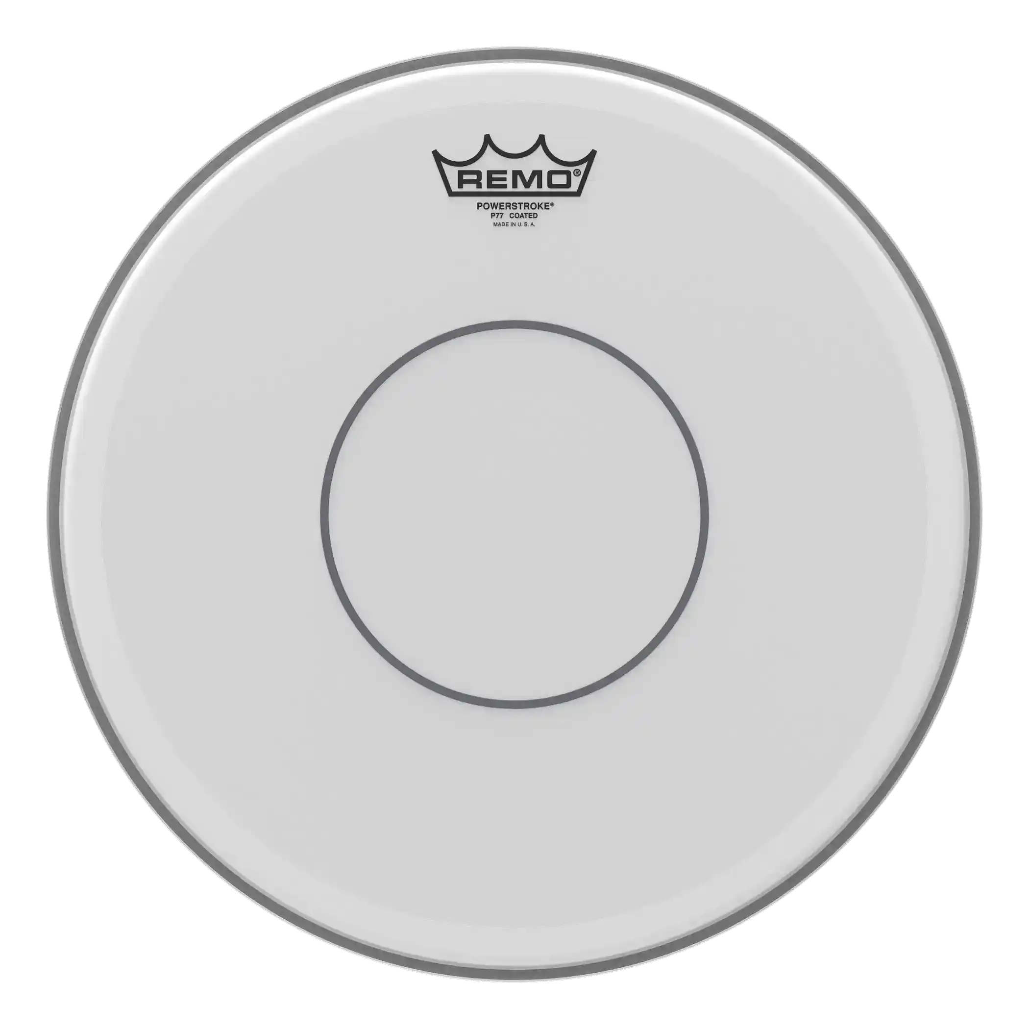 REMO POWERSTROKE® 77 COATED CLEAR DOT 14 İnç Trampet Derisi