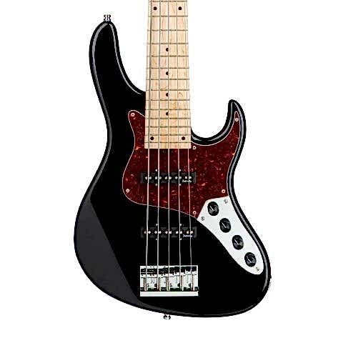 Sadowsky MetroLine Vintage J/J 24 Perde 5 Telli Bas Gitar – Solid Black High Polish