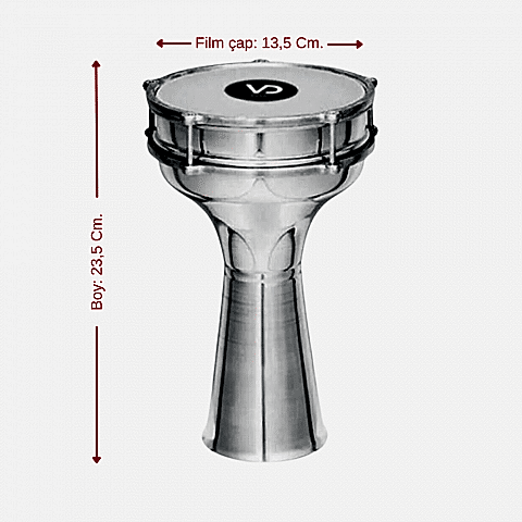 Vatan 100AL 0 Numara Alüminyum Darbuka