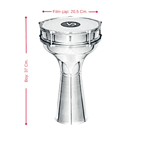 Vatan 104AL 4 Numara Alüminyum Darbuka
