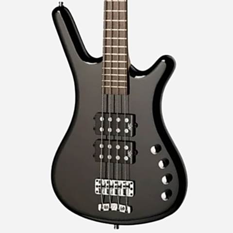 Warwick RockBass Corvette Solid Black High Polish 4 Telli Bas Gitar