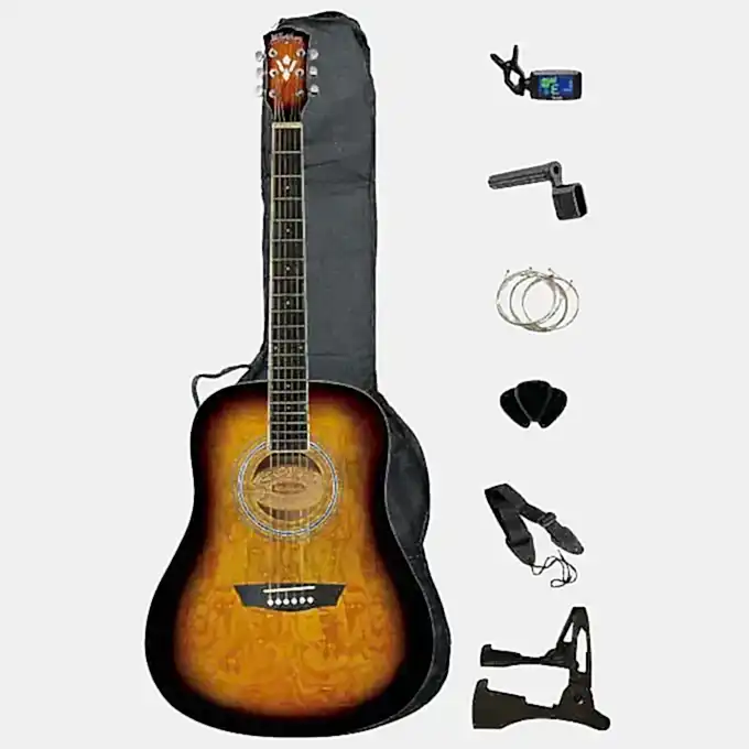 Washburn WSHAGPAKQTTB Exclusive Akustik Gitar Paketi