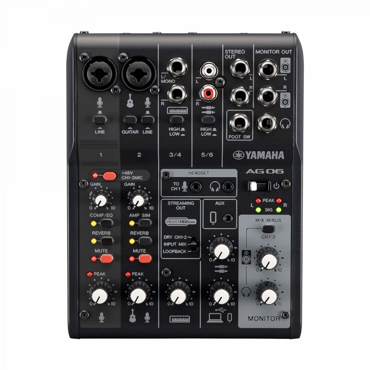 Yamaha AG06MK2B Mixer